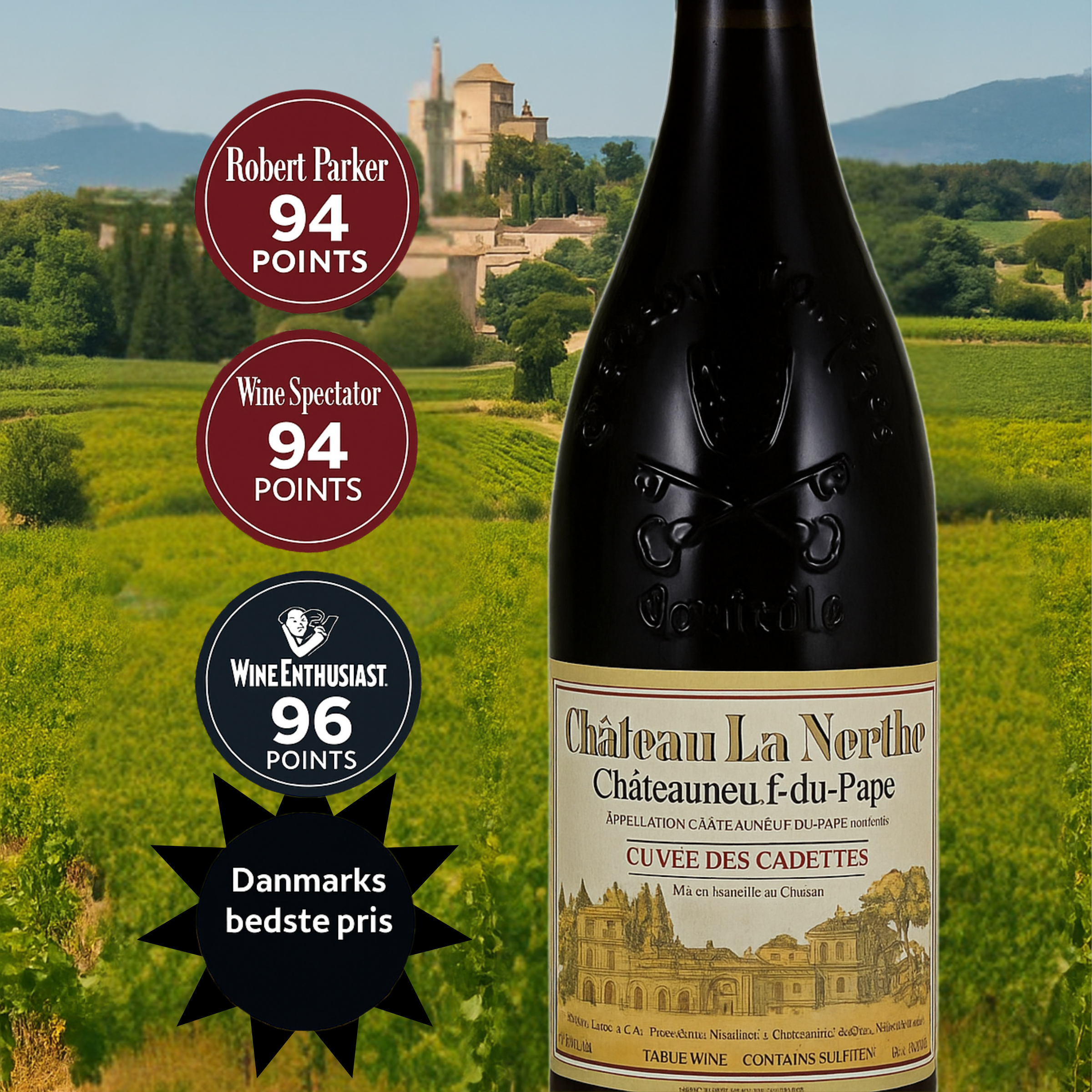 Château La Nerthe Châteauneuf-du-Pape Cuvée des Cadettes 2016