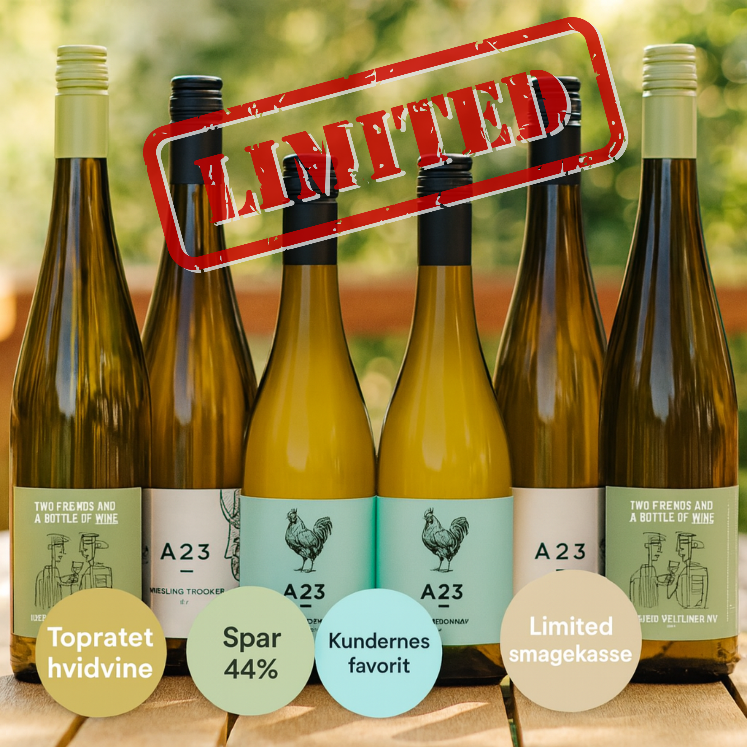 Top 3 Populære Hvidvine