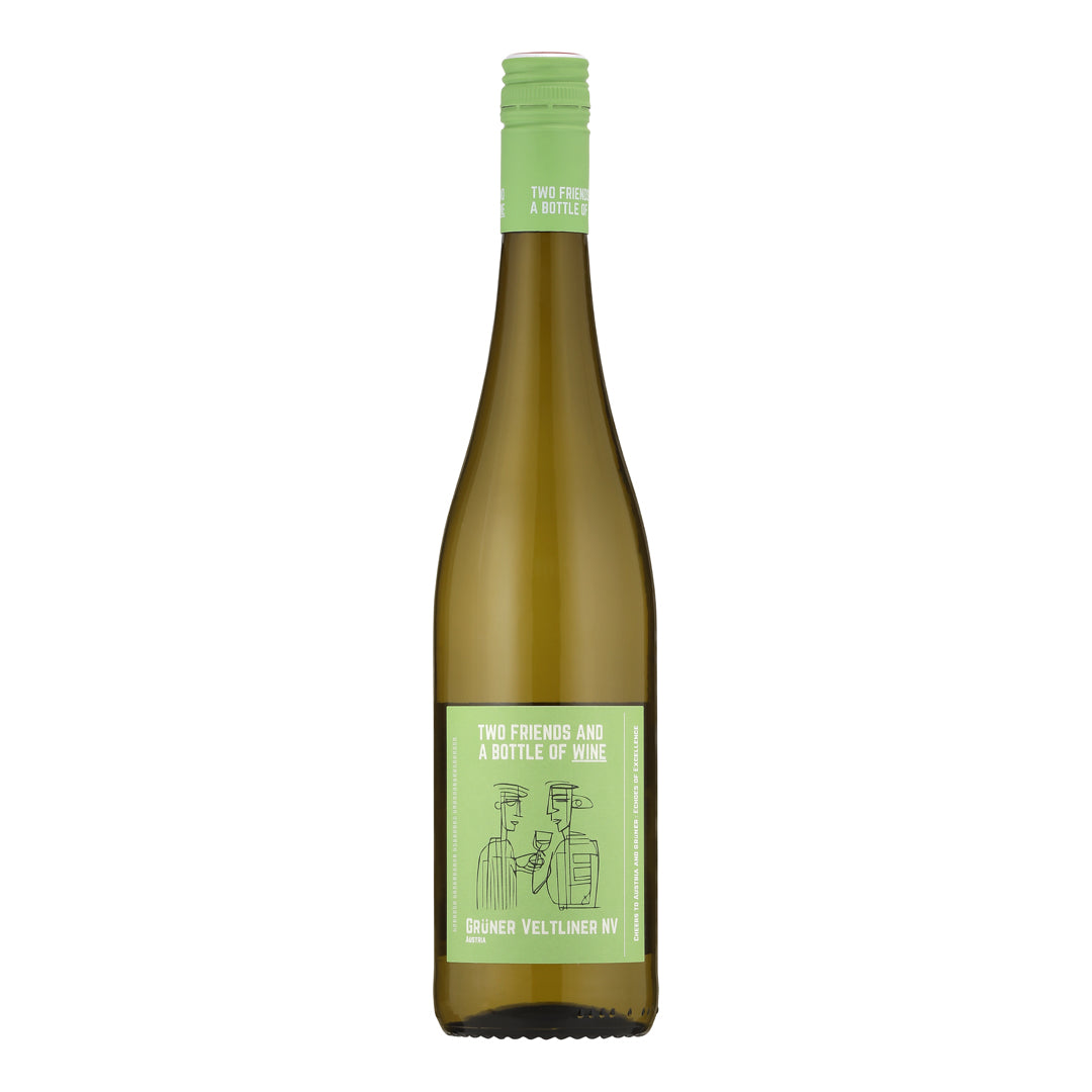 Two Friends and a Bottle of Wine - Grüner Veltliner