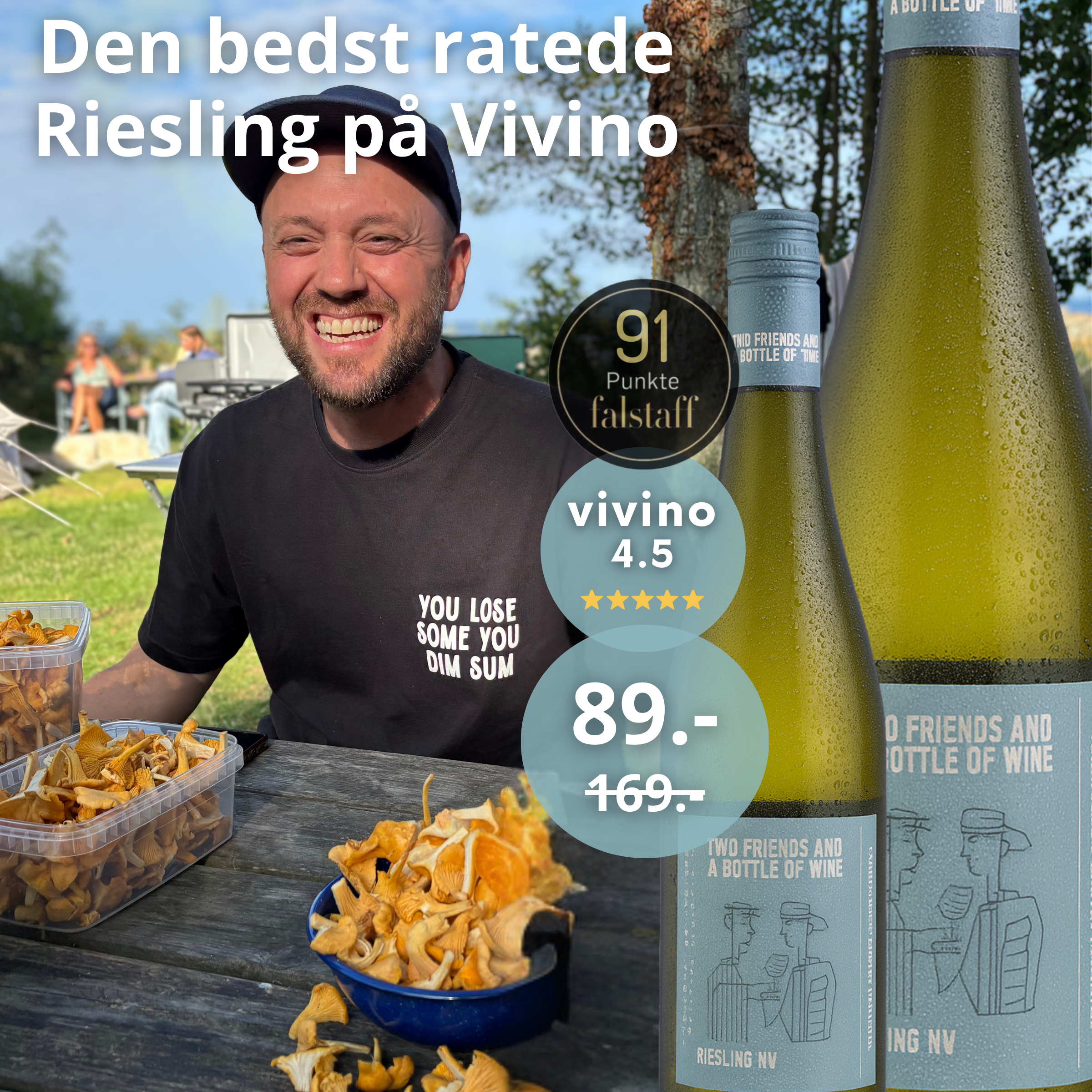 Two Friends and a Bottle of Wine - Riesling