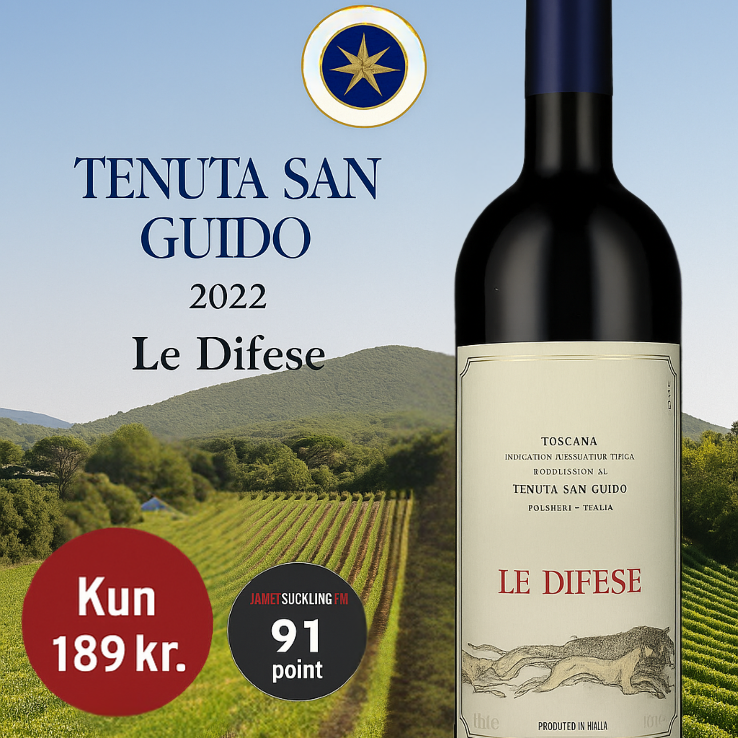 Sassicaia - San Guido 2022 Le Difese Tenuta San Guido
