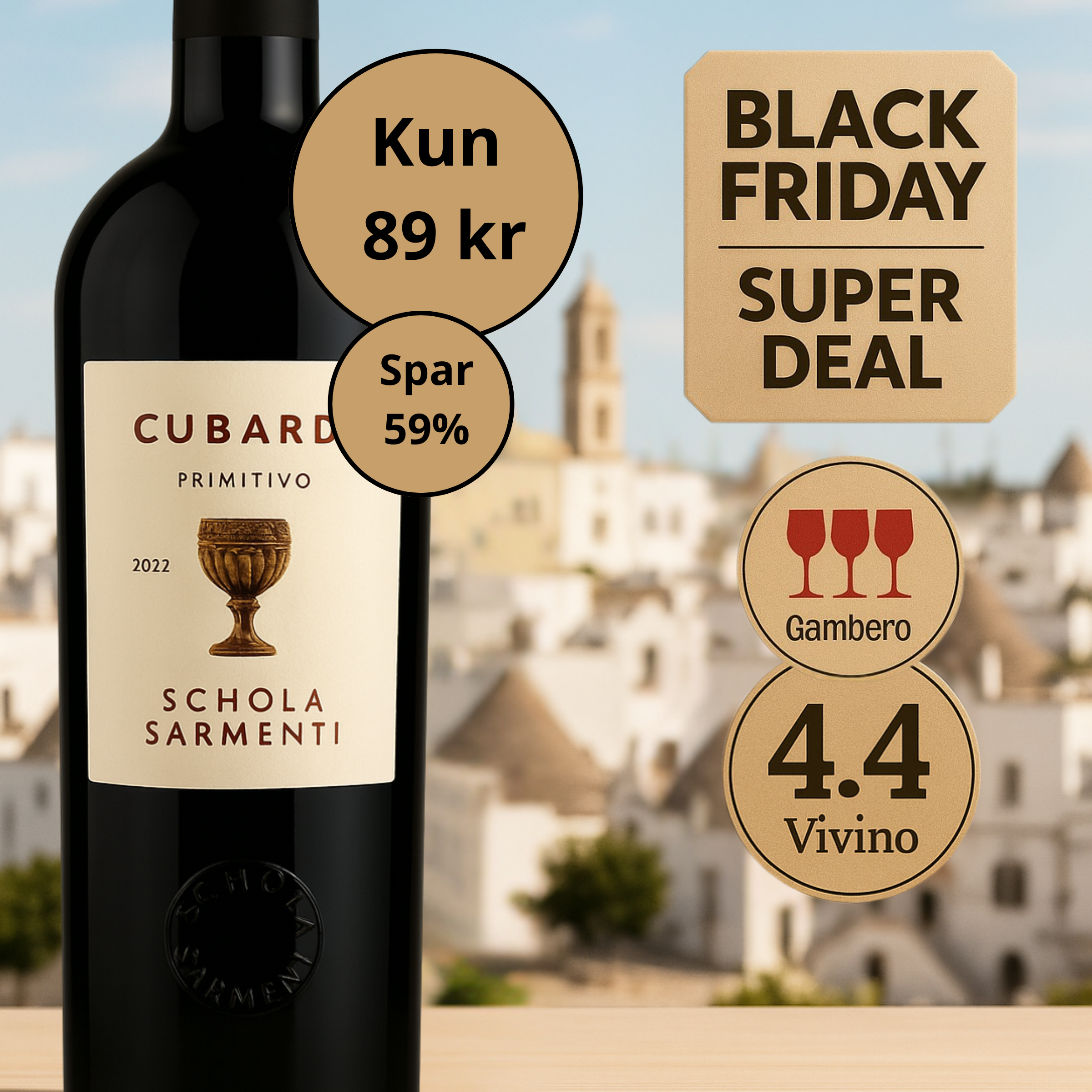 Schola Sarmenti Cubardi Primitivo 2022