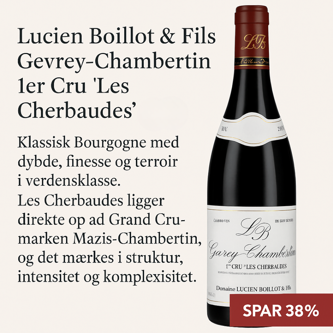Lucien Boillot & Fils Gevrey-Chambertin 1er Cru 'Les Cherbaudes' 2017