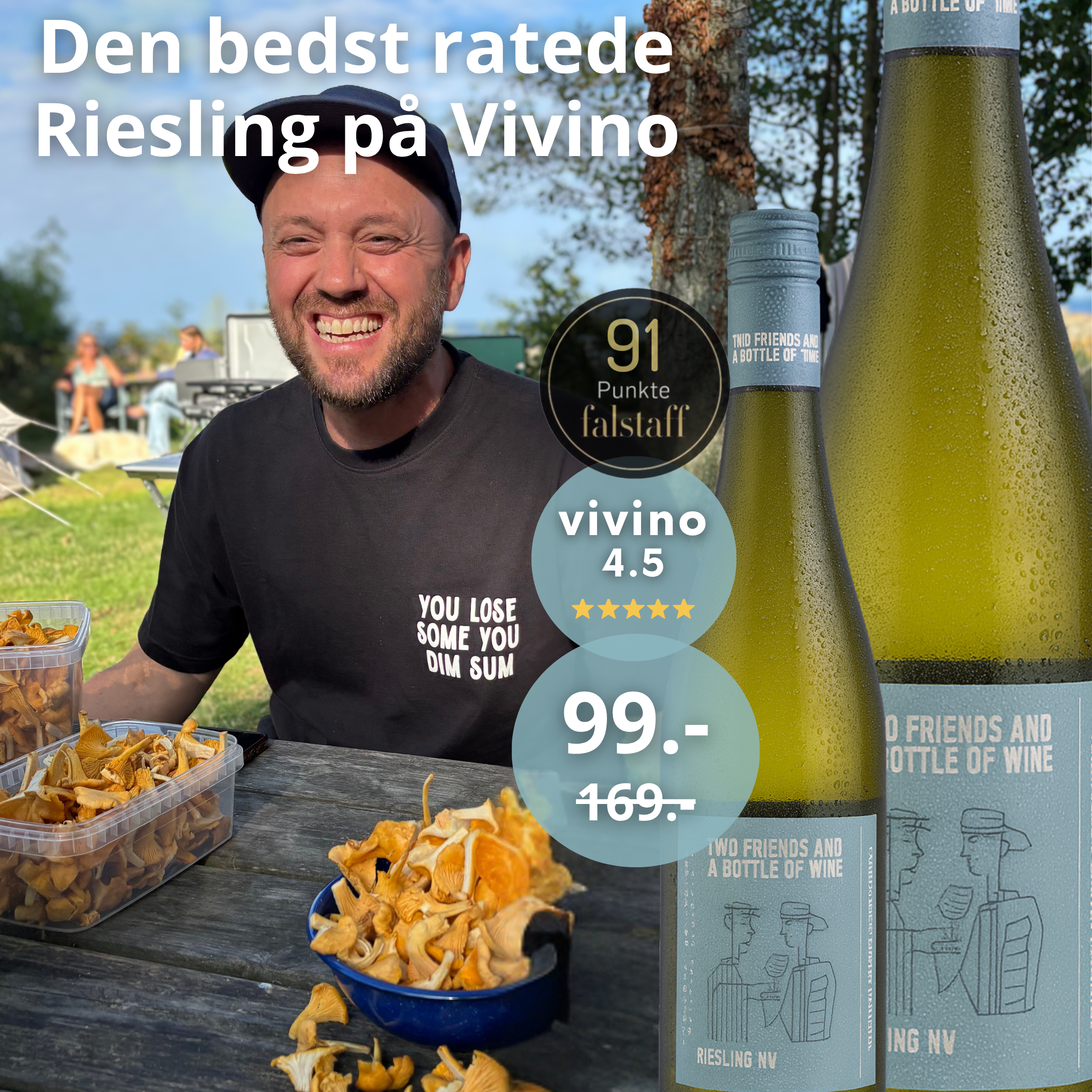 Two Friends and a Bottle of Wine - Riesling