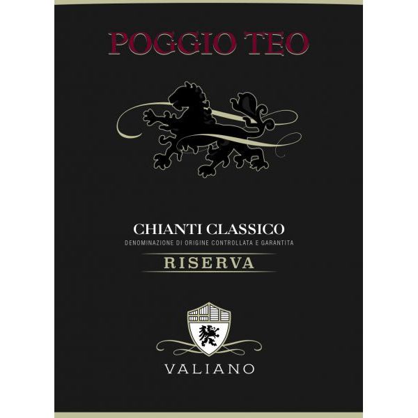 Valiano Poggio Teo Chianti Classico Riserva 2021